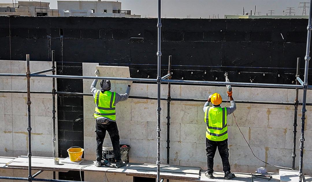 installation of facades
