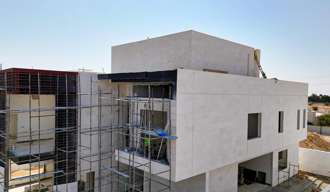 installation of facades